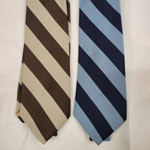 LOT OF 2 VINTAGE MONSIEUR BERNARD TIES NECKTIES